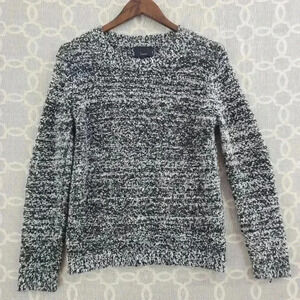 Lumiere Crewneck Tweed Pullover Sweater Women's L